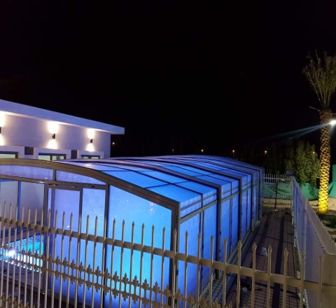 Telescopic Pool Enclosure view 6